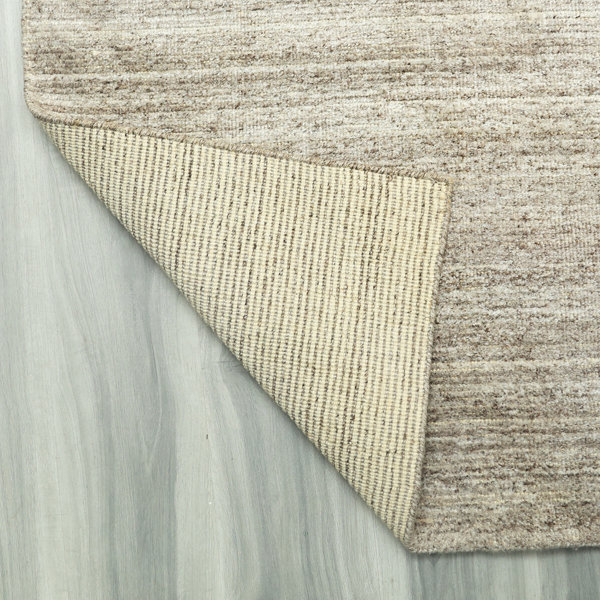 Highland Dunes Alisynn Handmade Viscose Natural Rug Wayfair